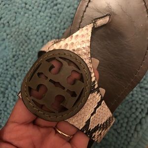 Tory Burch Shoes - Tory Burch Faux Snake Skin Miller Sandals Tory Burch Shoes - Tory Burch Faux Snake Skin Miller Sandals
